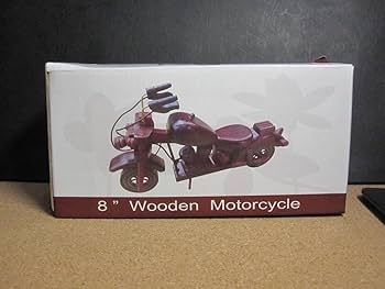 Amazon.co.jp: ハーレーダビッドソン風木製アメリカンバイクの